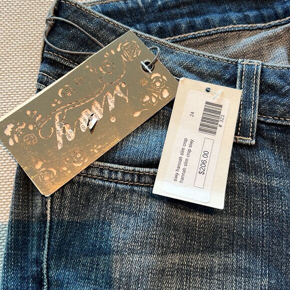 Siwy Hannah Slim Crop Jeans Size 24 New - Picture 2 of 4